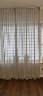 Grijze vitrage 9 meter - zo goed als nieuw, 200 cm of meer, Ophalen of Verzenden, Zo goed als nieuw, 200 cm of meer