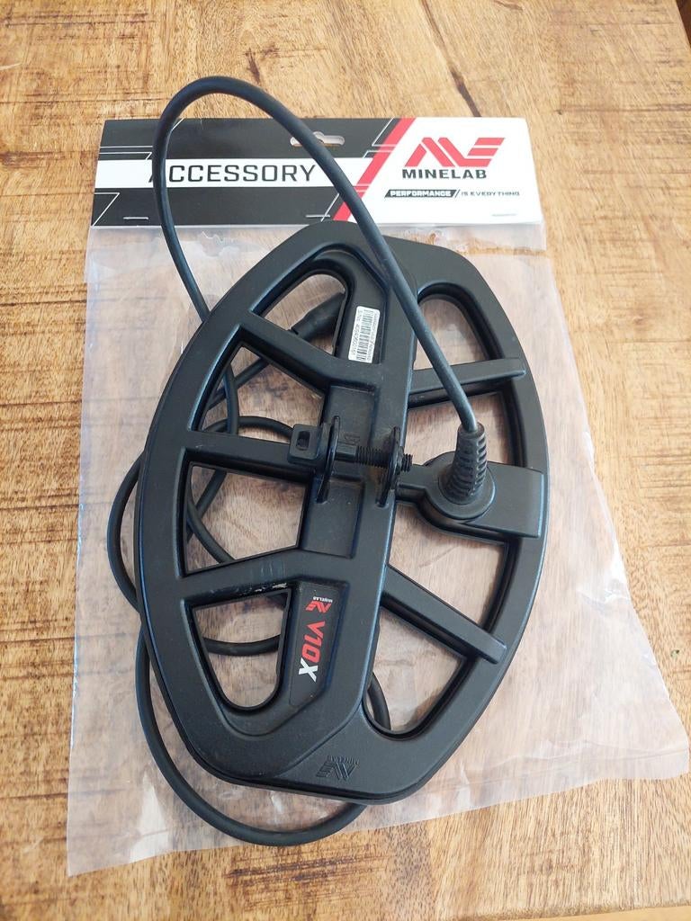 Minelab zoekschijf ,slechts 1x maal gebruikt., Hobby en Vrije tijd, Metaaldetectors, Ophalen of Verzenden, Zo goed als nieuw