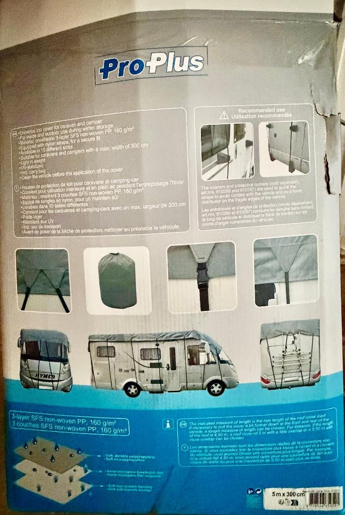 ProPlus Opblaasbaar grondzeil - waterdicht PVC - 2,5 x 4... - Caravan accessoires