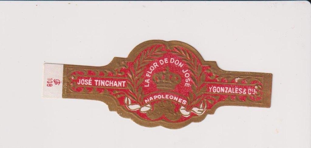 sigarenbanden - JOSE TINCHANT, Ophalen of Verzenden, Zo goed als nieuw, Sigarenbandjes