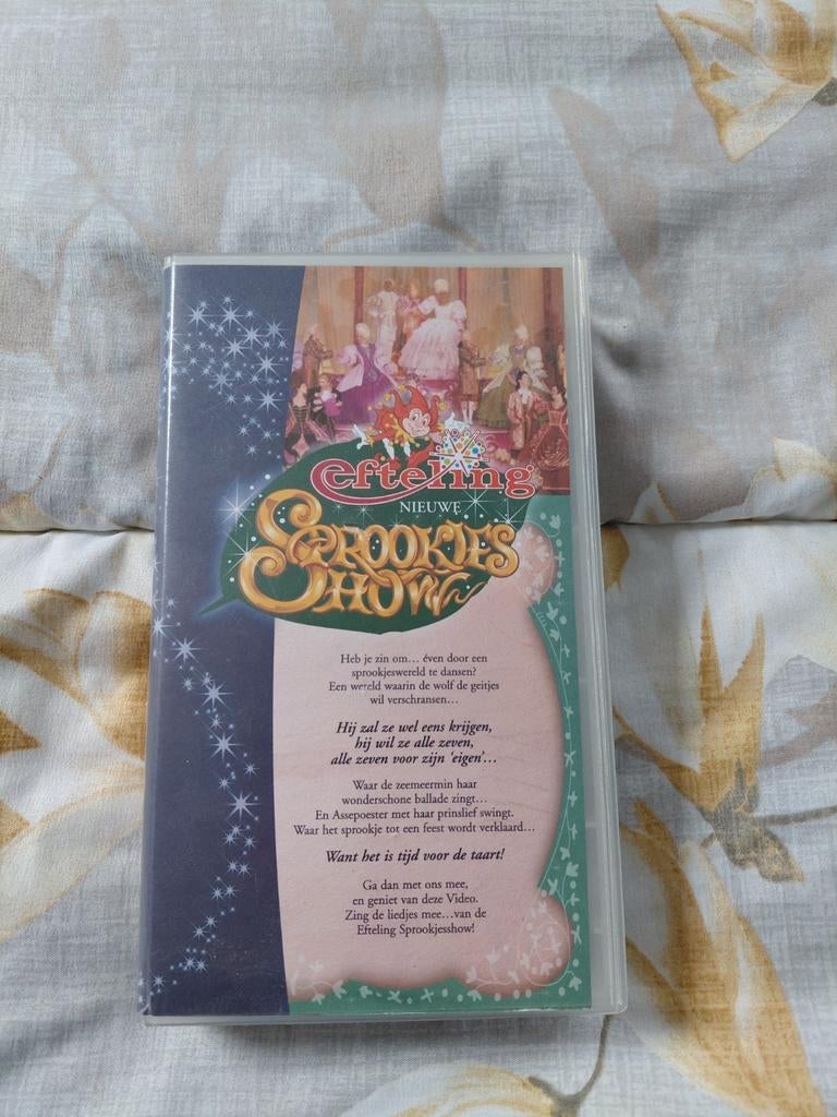 VHS videoband- Efteling  - Nieuwe Sprookjesshow - 1998, Ophalen of Verzenden, Overige typen