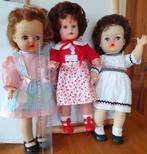 oude poppen nog 3 erbij ,,,,,2 nieuwe pruikjes van mohair, Verzamelen, Ophalen of Verzenden, Gebruikt, Pop