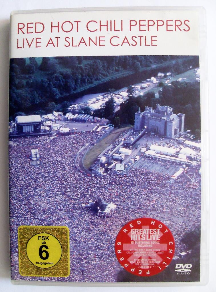 Red Hot Chili Peppers (originele dvd) Live at Slane Castle, Cd's en Dvd's, Alle leeftijden, Ophalen of Verzenden, Zo goed als nieuw