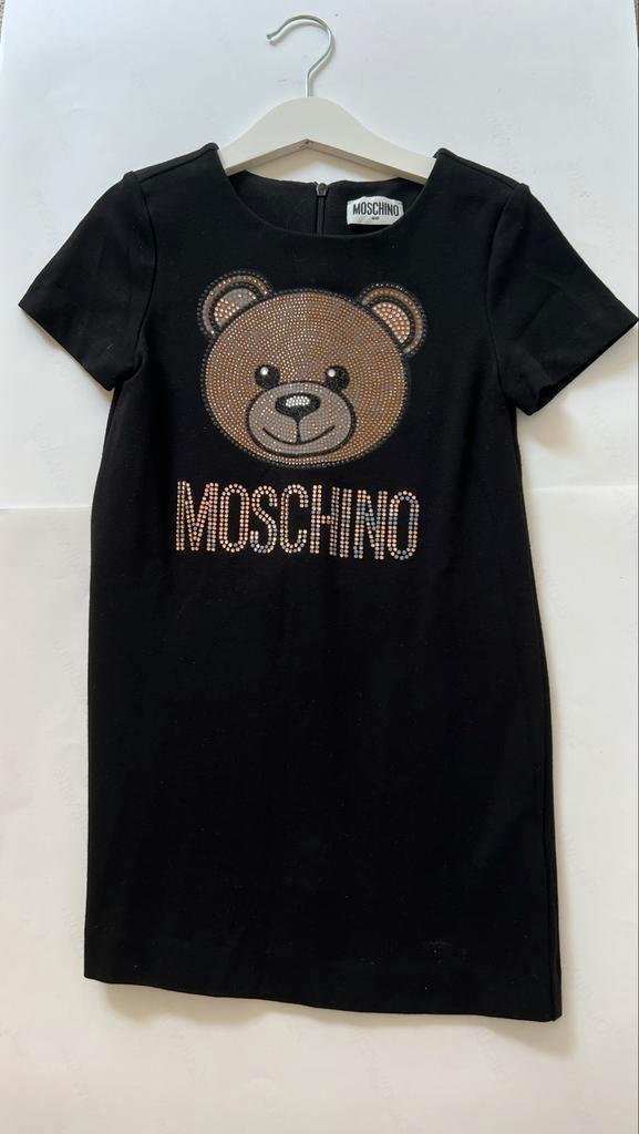Moschino Jurk Zwart met Teddybeer Maat 6, Kinderen en Baby's, Kinderkleding | Overige, Gebruikt, Meisje, Ophalen of Verzenden