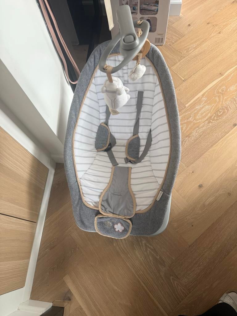 Bright Starts Ingenuity Boutique Rocking Wipstoel, Gebruikt, Wipstoel, Met gordel(s) of riempje(s), Ophalen