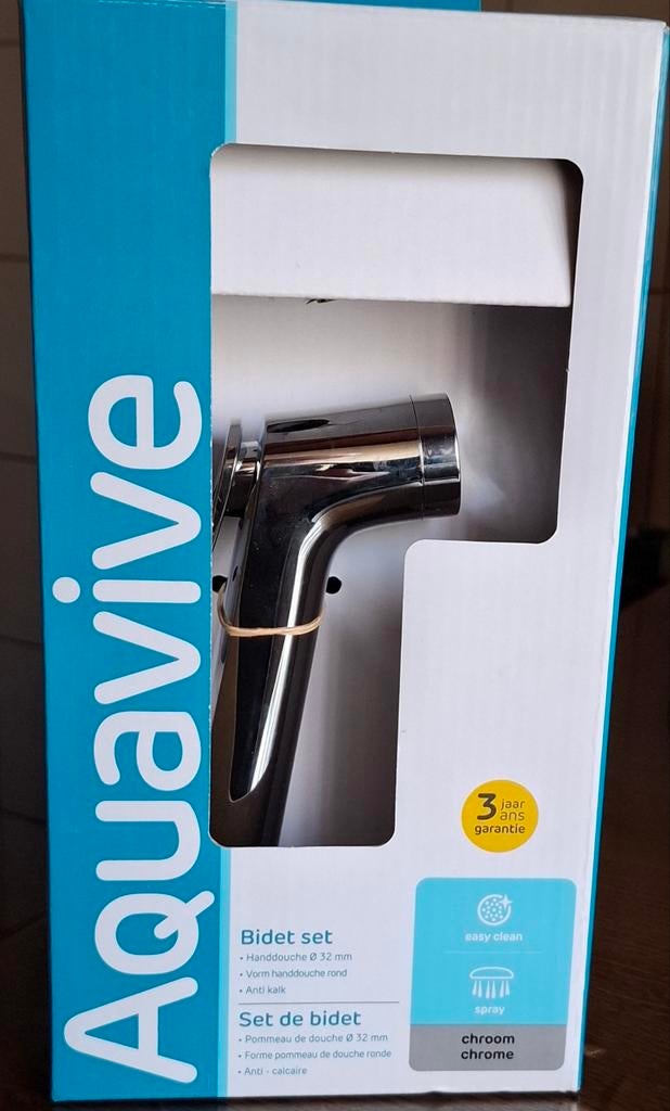 Aquavive bidet set chroom, Ophalen of Verzenden