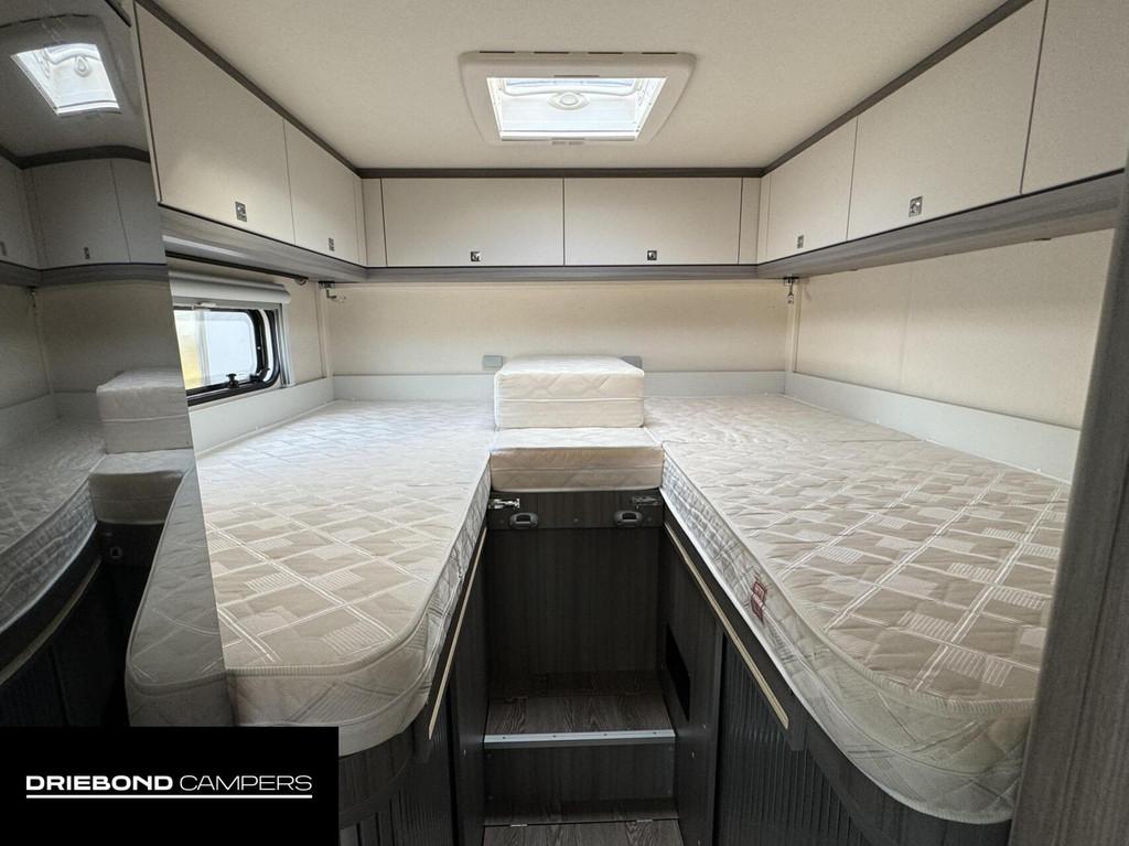 Hobby V65 GE Optima Ontour Enkele Bedden Fietsenrek Luifel S, Caravans en Kamperen, Campers, Airconditioning, Hobby, Airbags, Bedrijf