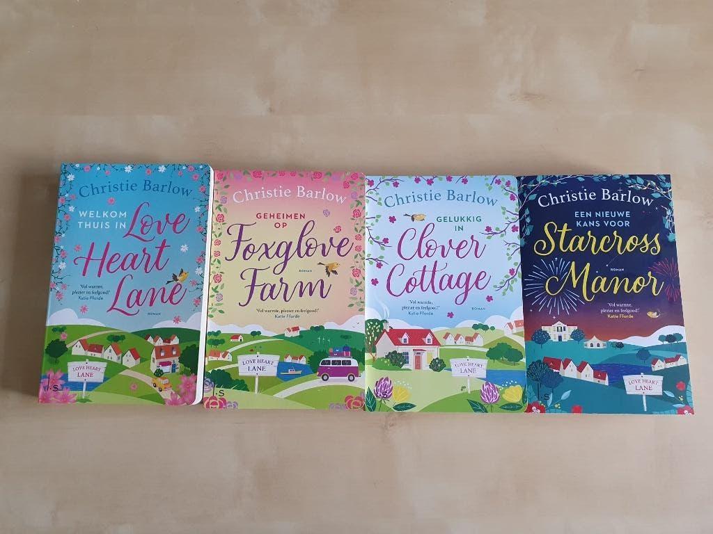 Christie Barlow Love Heart Lane serie van 4 boeken, Ophalen of Verzenden, Zo goed als nieuw, Diverse auteurs, Europa overig