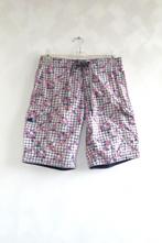 Zwemshort Bermuda Wit Grijs Ruit Bloem 55 Stage mt XS (G37), Kleding | Heren, Badmode en Zwemkleding, Ophalen of Verzenden, 55 Stage