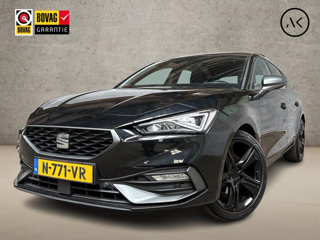 SEAT Leon 1.0 eTSI FR Intense Sport Automaat (SCHUIFDAK, BLA, 12 maanden, Gebruikt, Leon, Leder en Stof