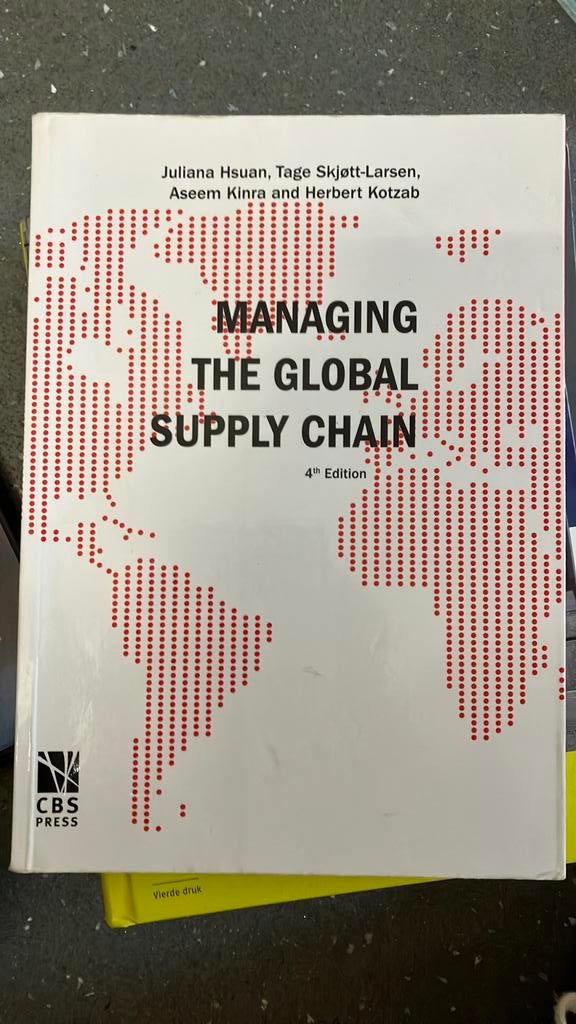 Managing the global supply chain nieuw, Kinra en Kotzab, Ophalen of Verzenden, Zo goed als nieuw, Sociale wetenschap