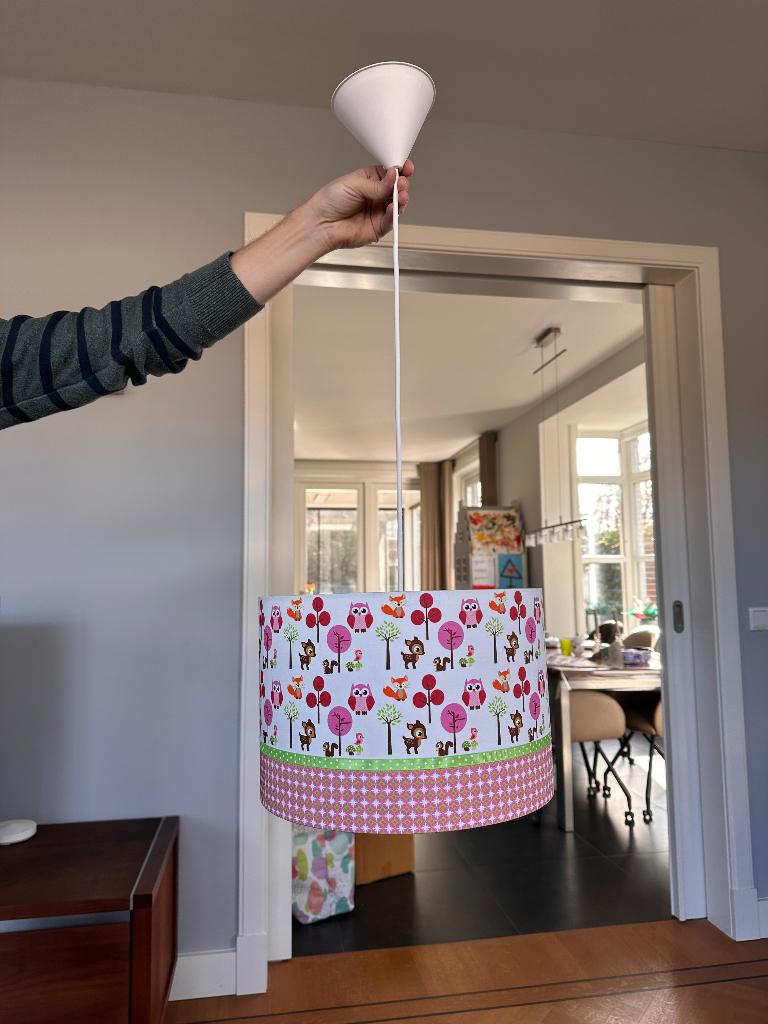 Bosdieren hanglamp, Ophalen of Verzenden, Zo goed als nieuw, Lamp