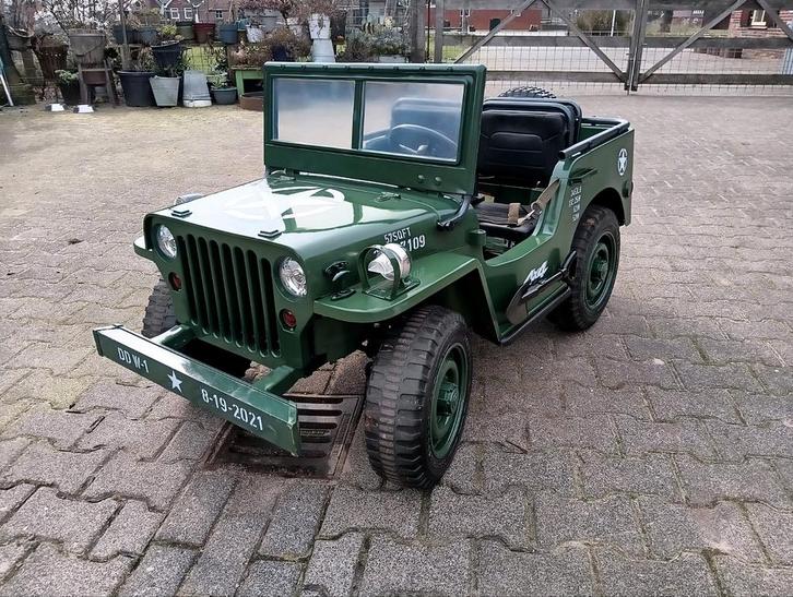 Elektrische Kinder auto Jeep 24V 4x4, Kinderen en Baby's, Speelgoed | Speelgoedvoertuigen, Gebruikt, Afstandsbediening, Ophalen of Verzenden