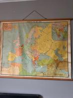 Historische wandkaart Europa 1871-1920 - J.B. Wolters, 1800 tot 2000, Europa Overig, Ophalen of Verzenden, Landkaart