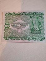 Oostenrijkse 100 Kronen biljet uit 1922, Ophalen of Verzenden