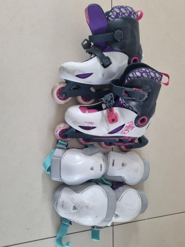 Kunstschaatsen 63mm met beschermers, Sport en Fitness, Schaatsen, Ophalen of Verzenden, Gebruikt, Kunstschaatsen, Overige merken