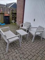 Terrassetjes, Ophalen, 4 zitplaatsen, Kunststof, Nieuw