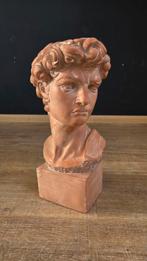 Michelangelo David Buste - Terracotta - 38 cm, Ophalen