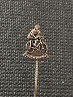 Tiemen Groen speldje  - fietsen wielrennen, Ophalen of Verzenden, Gebruikt, Sport, Speldje of Pin
