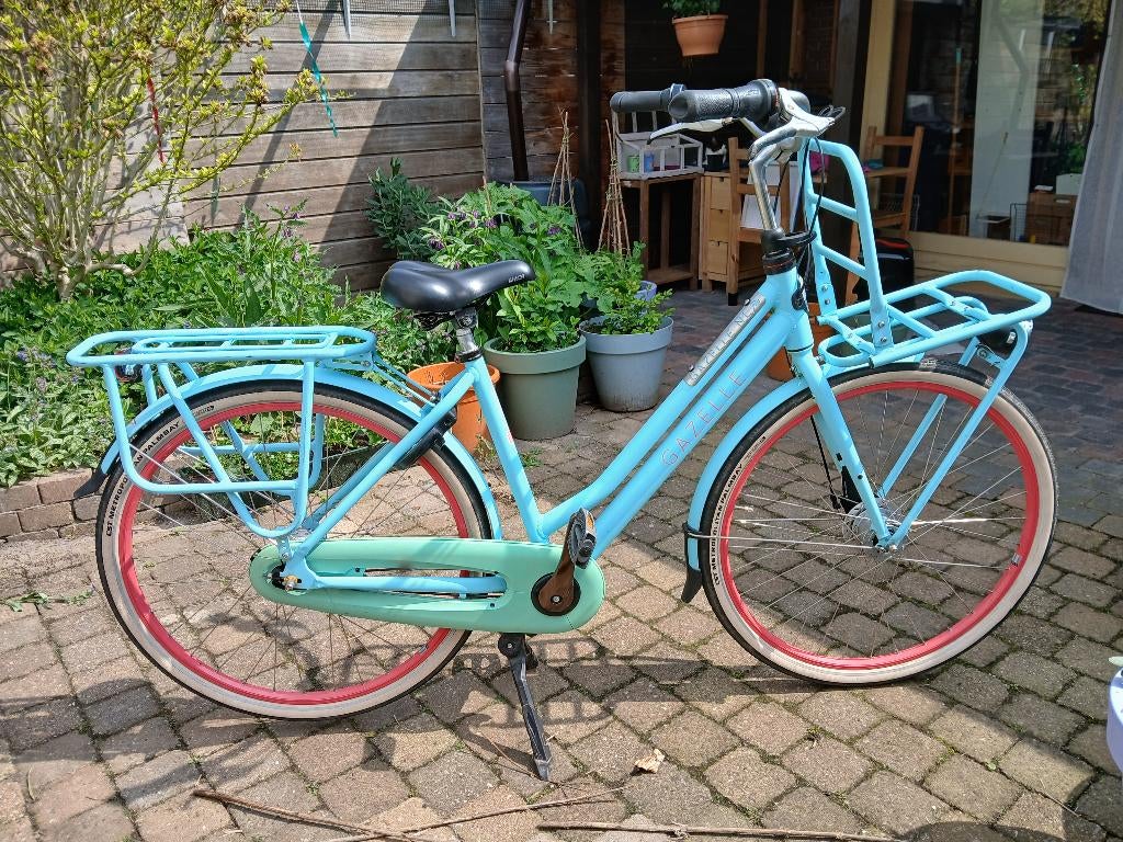 Gazelle Heavy Duty transportfiets framemaat 49, Ophalen, Terugtraprem, 47 tot 50 cm, Versnellingen