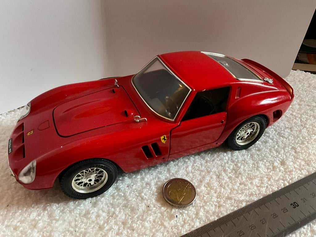 Bburago Ferrari 250 GTO 1962 - Schaalmodel 1:18, Ophalen of Verzenden, Gebruikt, Auto, Bburago