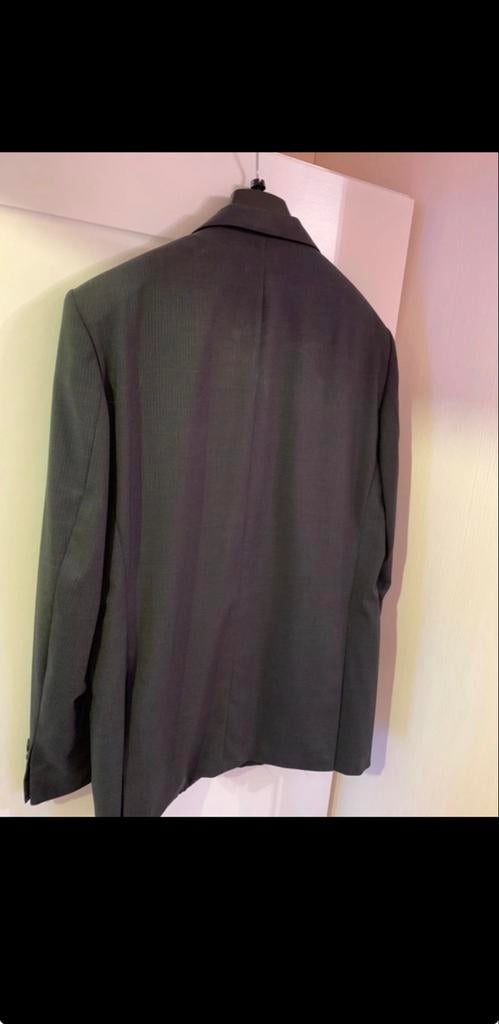 Elegante Premium Herenblazer - Maat 54 - Donkergrijs, Ophalen of Verzenden, Zo goed als nieuw, Maat 52/54 (L), Grijs