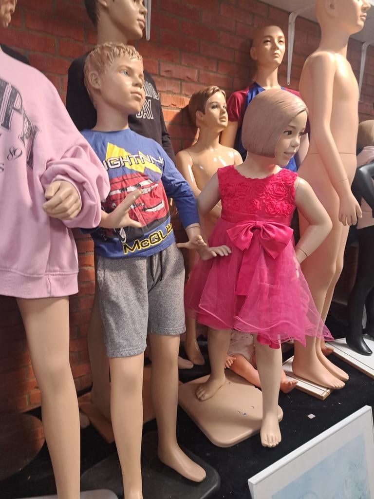 etalagepoppen/paspoppen /etalagepop, Ophalen of Verzenden, Gebruikt