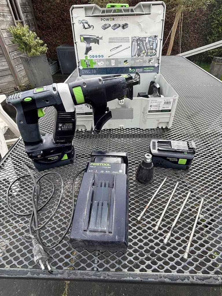 Festool DWC18-4500 schroefautomaat, Doe-het-zelf en Verbouw, Ophalen of Verzenden, Gebruikt, Boor- en Schroefmachine