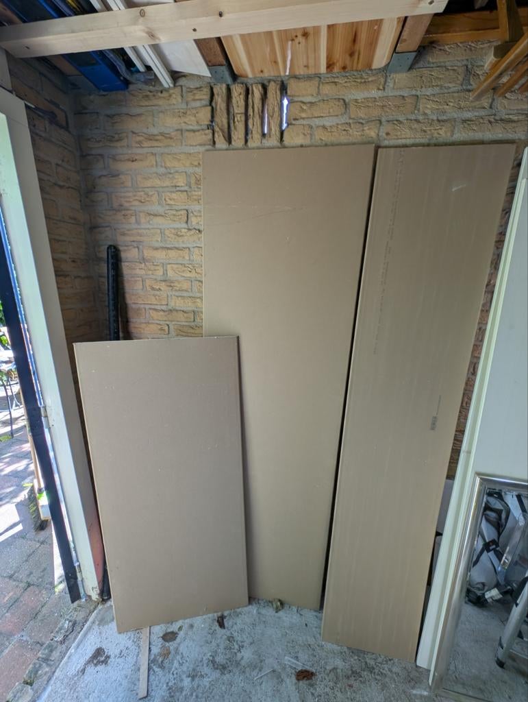 Gratis gipsplaten, Doe-het-zelf en Verbouw, Ophalen, Zo goed als nieuw