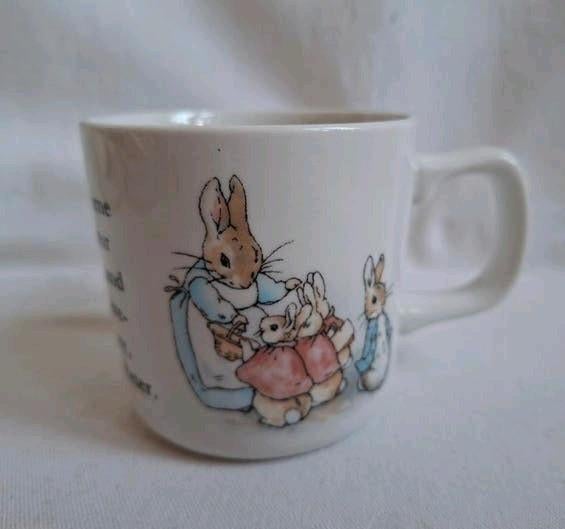 Wedgwood Peter Rabbit beker Beatrix Potter, Huis en Inrichting, Keuken | Servies, Ophalen of Verzenden, Zo goed als nieuw, Wedgwood