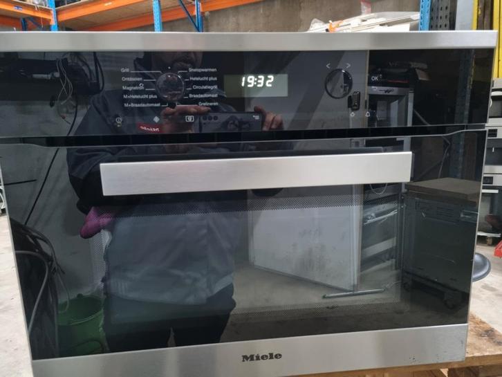 Miele combimagnetron H6200BM, Witgoed en Apparatuur, Ovens, Zo goed als nieuw, Inbouw, Oven met grill, Minder dan 45 cm, 45 tot 60 cm