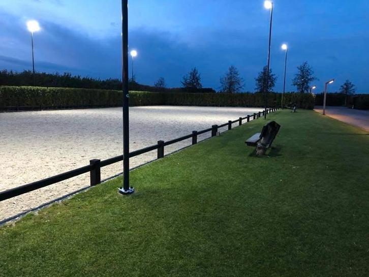 SALE! Dressuurring | vaste dressuurpiste | zwart kunststof, Dieren en Toebehoren, Paarden en Pony's | Overige Paardenspullen, Nieuw