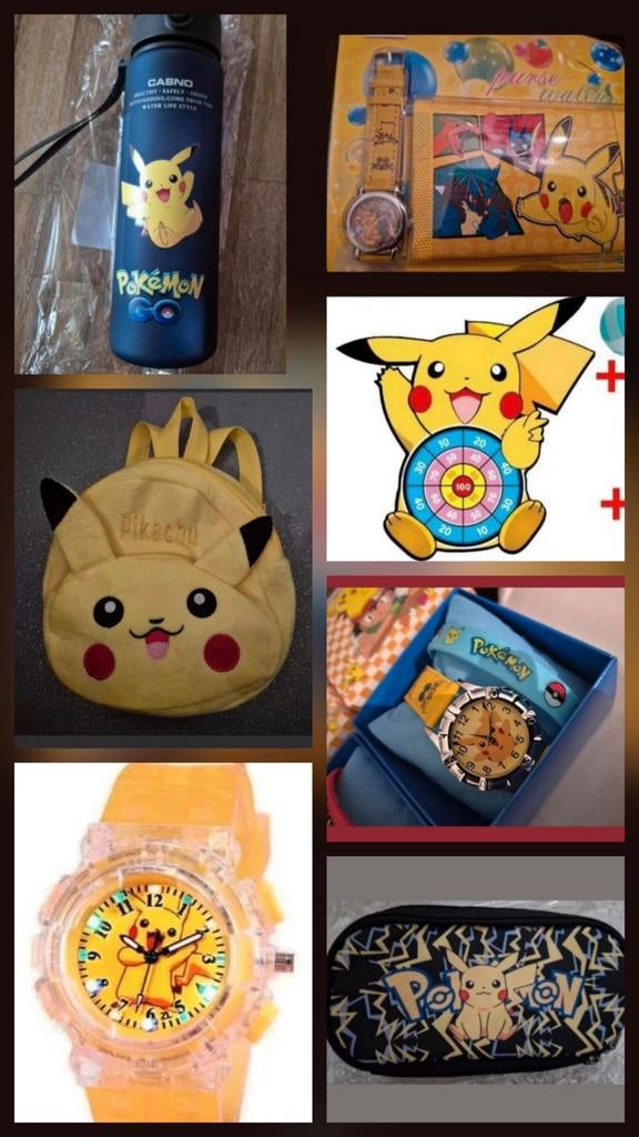 Pokemon Pikachu diverse NIEUW, Ophalen of Verzenden, Nieuw