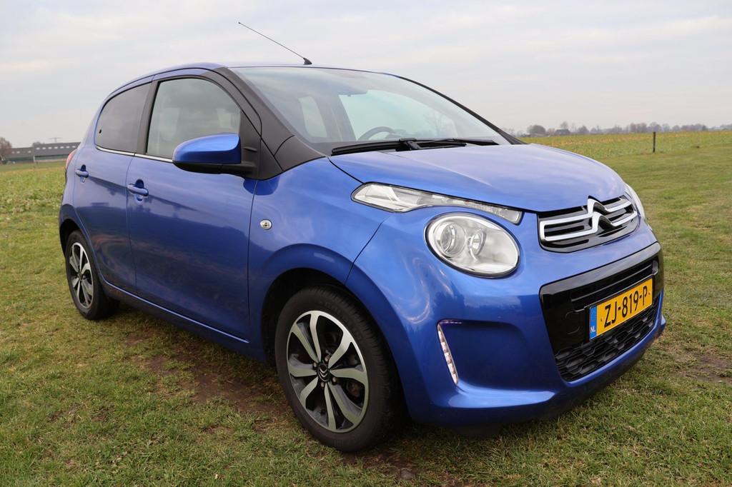 Citroen C1 1.0 VTi Shine|Carplay|Achteruitrijcamera|NL-auto-, Voorwielaandrijving, Stof, Gebruikt, C1