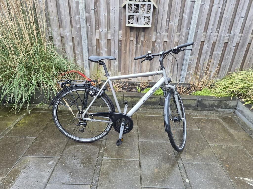 Nette Hercules herenfiets - 21 versnellingen, incl. accessoi, Fietsen en Brommers, Overige merken, Gebruikt, Versnellingen, Ophalen of Verzenden