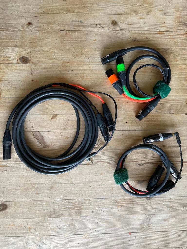 Multikabel 5m met 2x 'snake' - XLR en Jack, Ophalen of Verzenden, Gebruikt, Audio