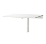 NORBERG Klaptafel wandmontage wit 74x60 cm - Ruimtebesparend, Ophalen, Gebruikt, Tot twee personen, 50 tot 100 cm