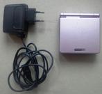 Gameboy Advance SP Rose AGS-001 + originele oplader, Gebruikt, Overige genres, 1 speler, Ophalen of Verzenden
