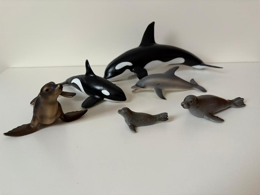 Schleigh water dieren set, Kinderen en Baby's, Ophalen of Verzenden, Gebruikt