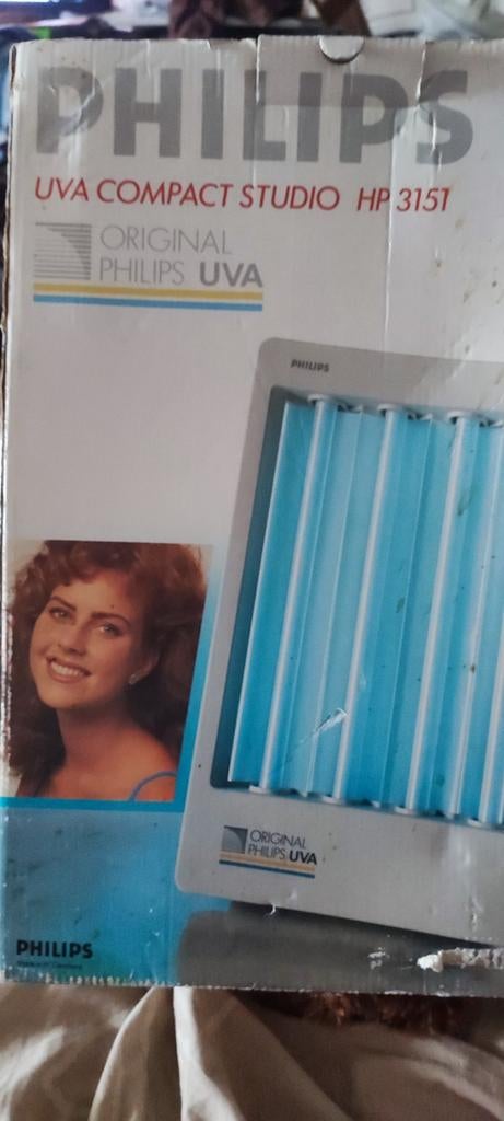 Philips UvA Compact Studio HP 3151 Gezichtsbruiner, Witgoed en Apparatuur, Zonnebanken en Gezichtsbruiners, Ophalen, Gebruikt