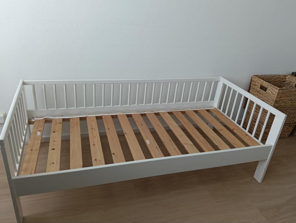Peuterbed IKEA (70x160 cm matrasmaat), Gebruikt, 70 tot 85 cm, 140 tot 160 cm, Ophalen