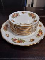 Elizabethan gebaksborden met gebaksschaal 12x gebaksborden, Ophalen of Verzenden