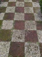 Gratis - grindtegels 180 stuks, Ophalen, Gebruikt, 10 m² of meer, Beton
