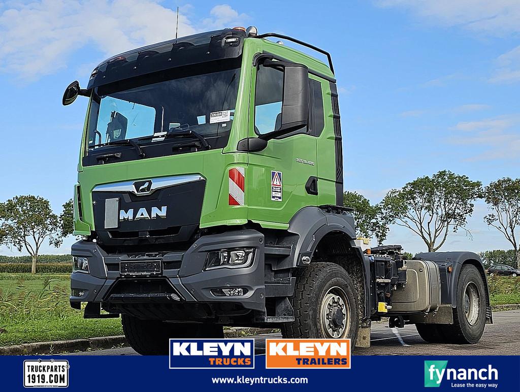M.A.N. 18.480 TGS 4x4h leicht unfall, Auto's, Euro 6, MAN, Bedrijf, Diesel