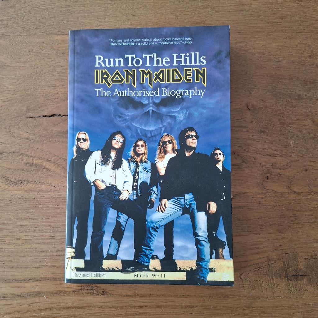 Iron Maiden Run To The Hills The Authorised Biography book., Ophalen of Verzenden, Zo goed als nieuw