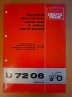 Onderdelenboek Deutz Fahr D7206, Ophalen of Verzenden, Gelezen, Tractor en Landbouw