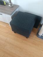 Poef grijs, Ophalen, Minder dan 50 cm, Vierkant, Minder dan 50 cm