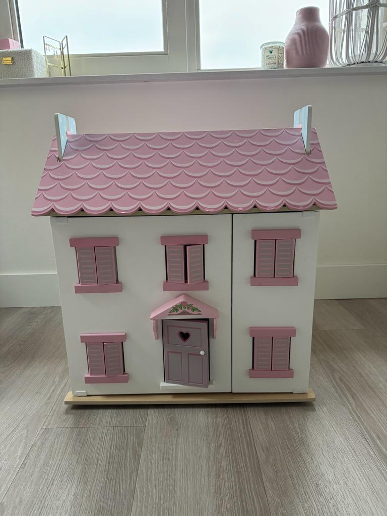 Le Toy Van - H124 - Rose Heart poppenhuis van FSC-gecertificeerd hout, 3 jaar, voor meisjes, 2