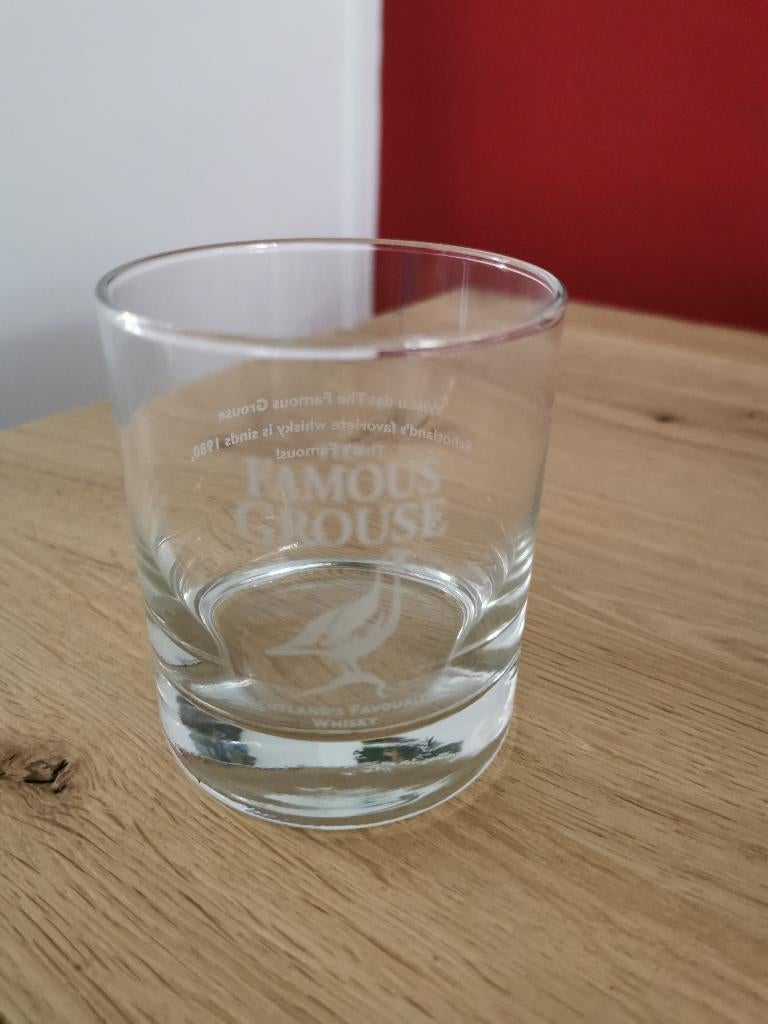 Famous Grouse whisky glas, Verzamelen, Ophalen of Verzenden, Zo goed als nieuw, Gebruiksvoorwerp