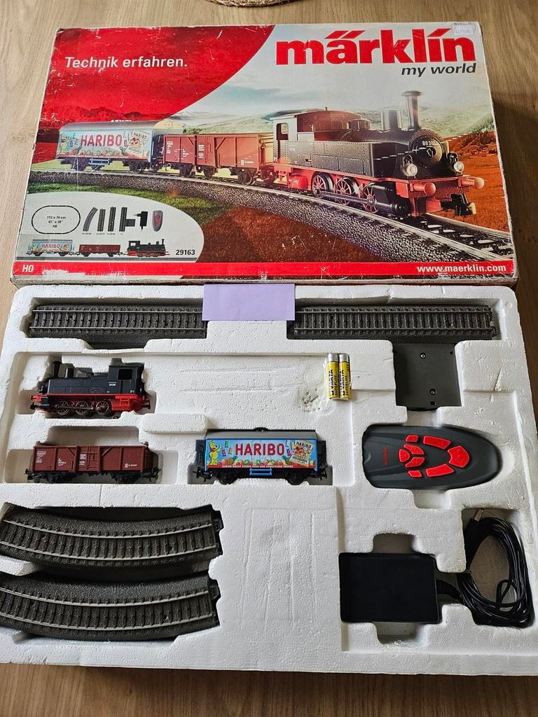Märklin My World Treinset Haribo - Zo goed als nieuw, Wisselstroom, Treinset, Ophalen of Verzenden, Zo goed als nieuw